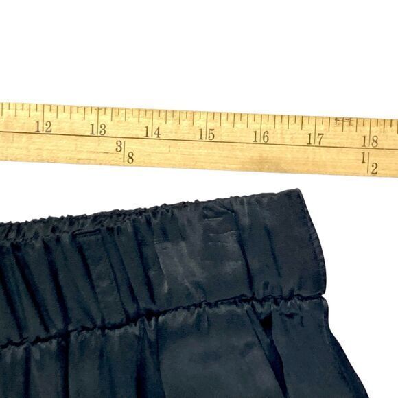 Zara Satin Silky Pleated Dress Pants Womens XXL Straight Leg Comfy Lightweight - Picture 9 of 14